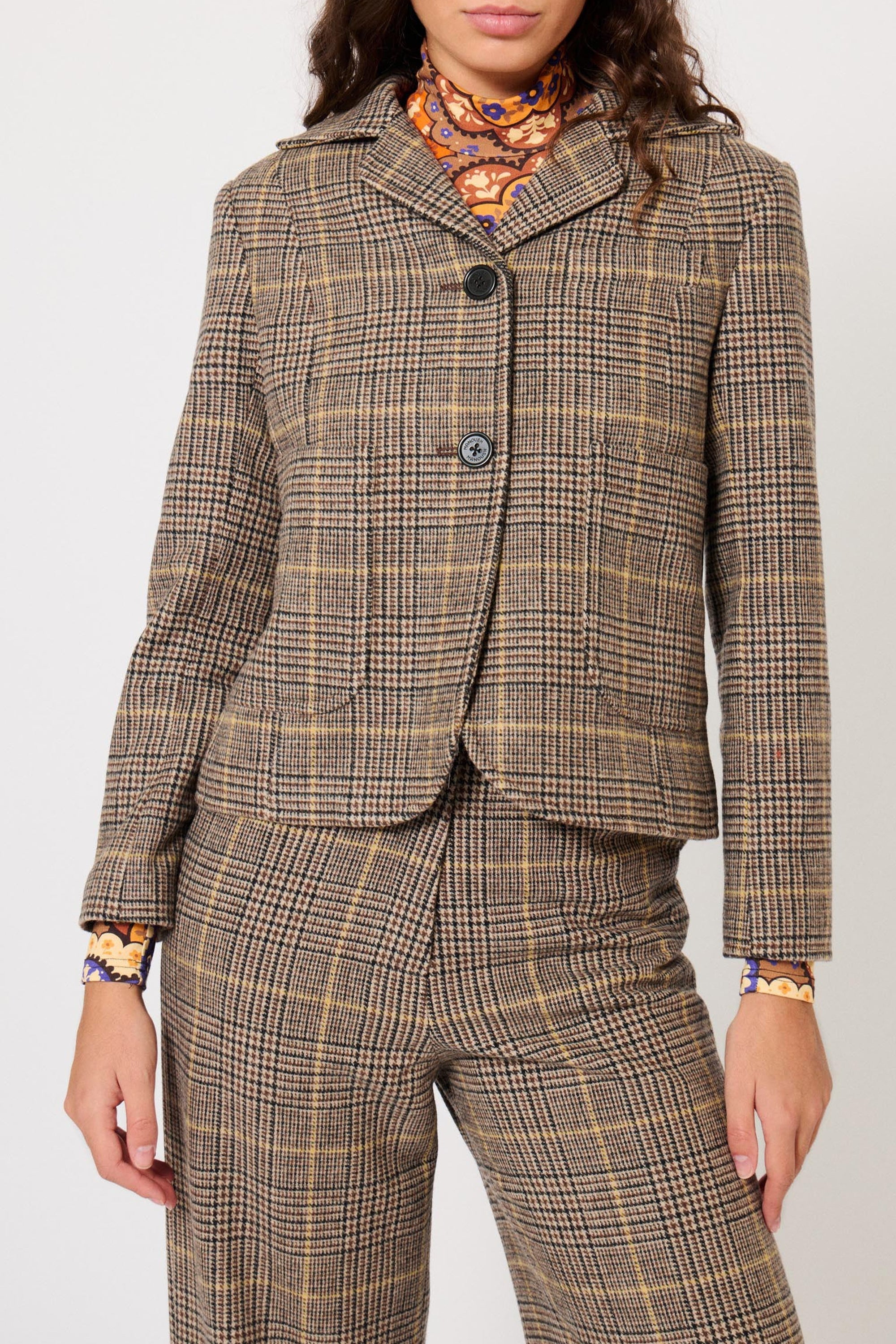 Veste Scotland en laine - Camel