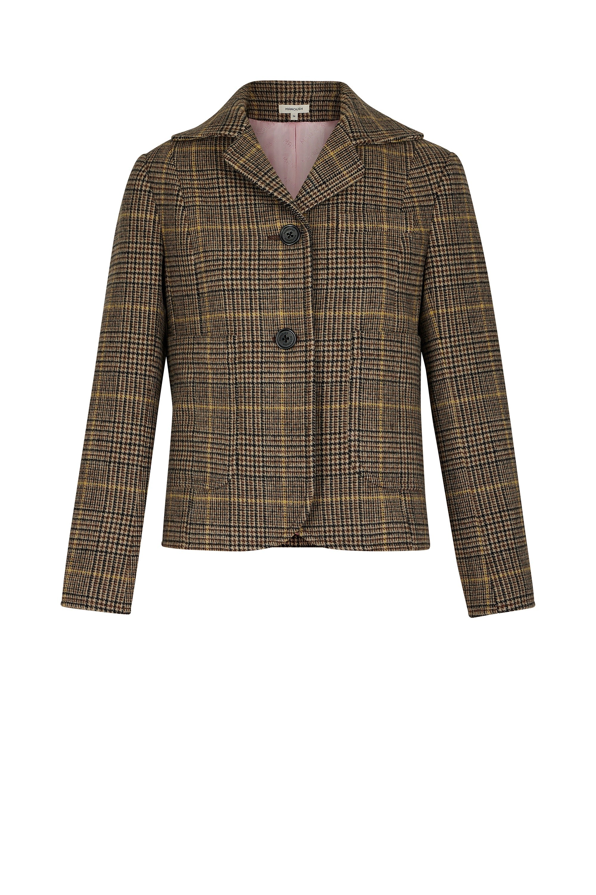 Veste Scotland en laine - Camel