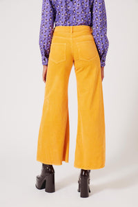 Pantalon Soul en velours - Jaune