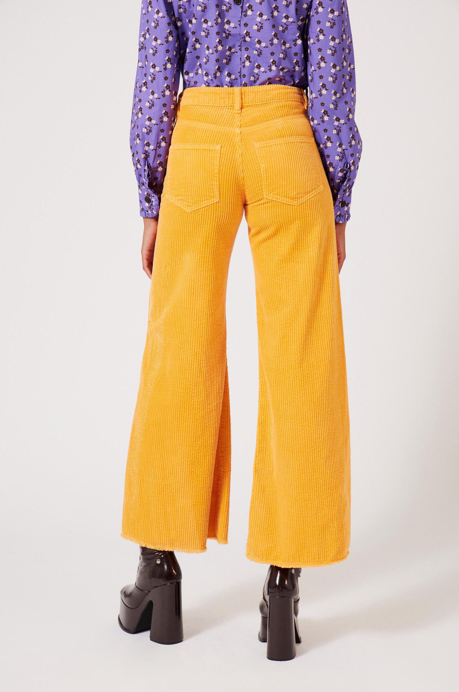 Pantalon Soul en velours - Jaune