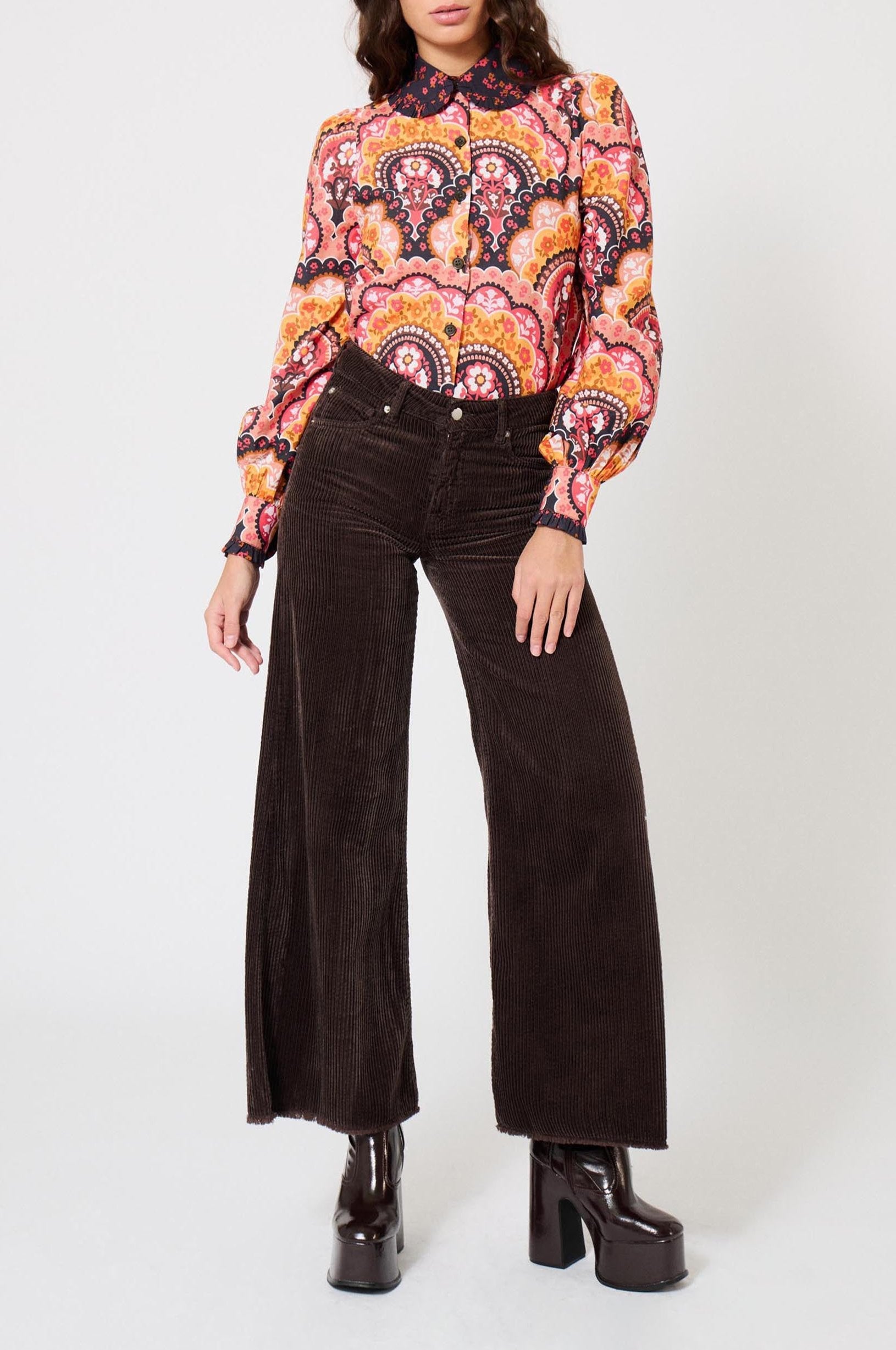 Pantalon Soul en velours - Marron
