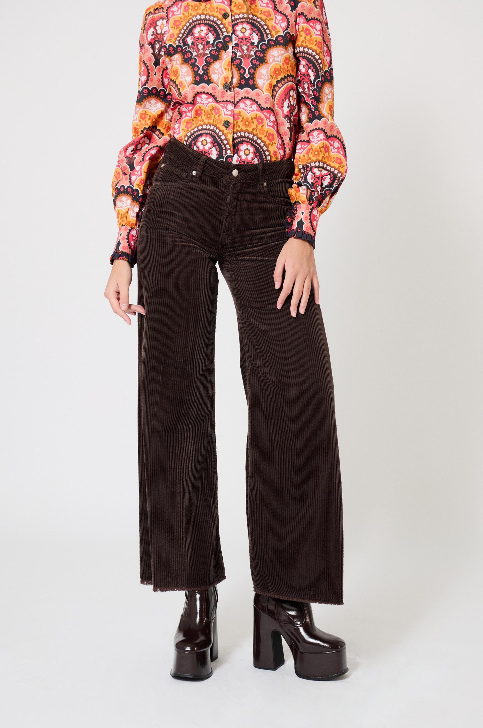 Pantalon Soul en velours - Marron