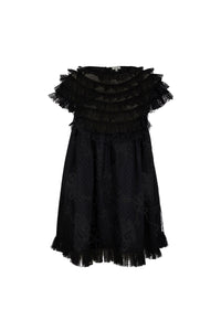 Robe Babydoll en tulle - Noir