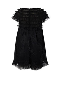 Robe Babydoll en tulle - Noir
