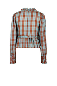 Top Baptème en laine - Marron