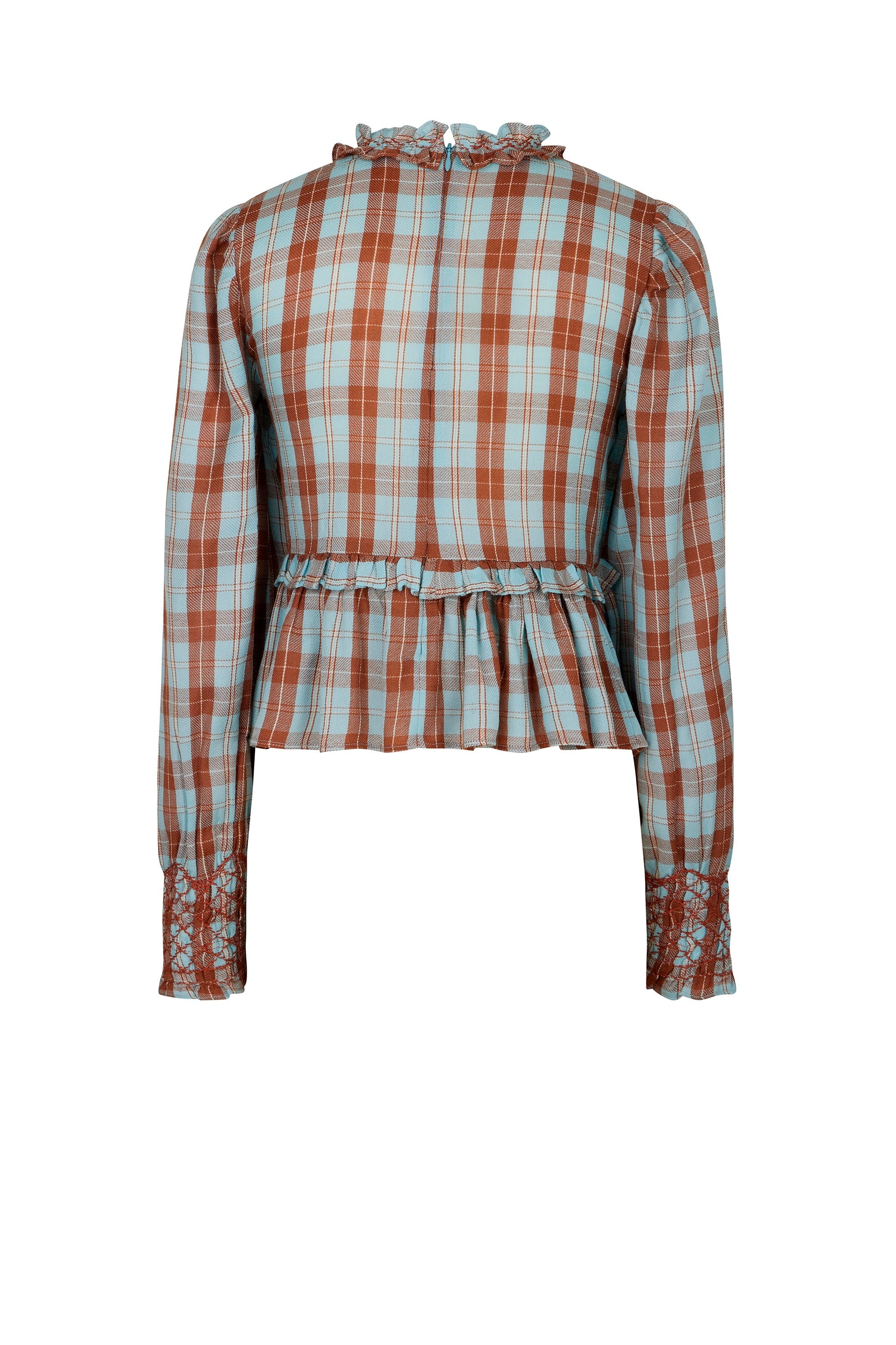 Top Baptème en laine - Marron
