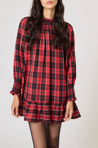 Robe courte Baptême D'Hiver - Rouge
