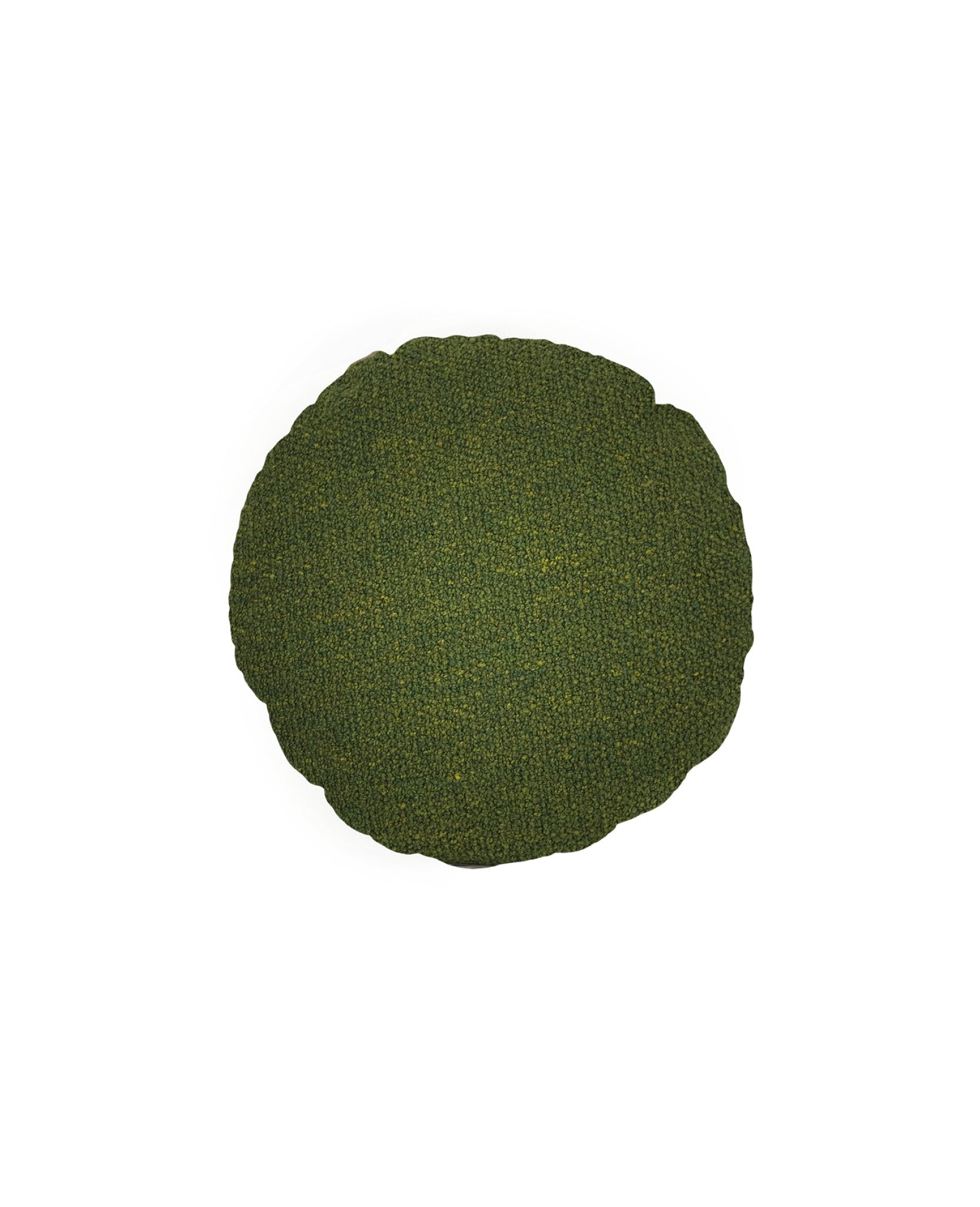 Coussin Bomboloni en laine bouclée - Vert
