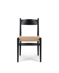 Chaise Carla en bois - Noir
