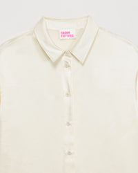 Chemise Suzanna en soie - Full Satin Off White