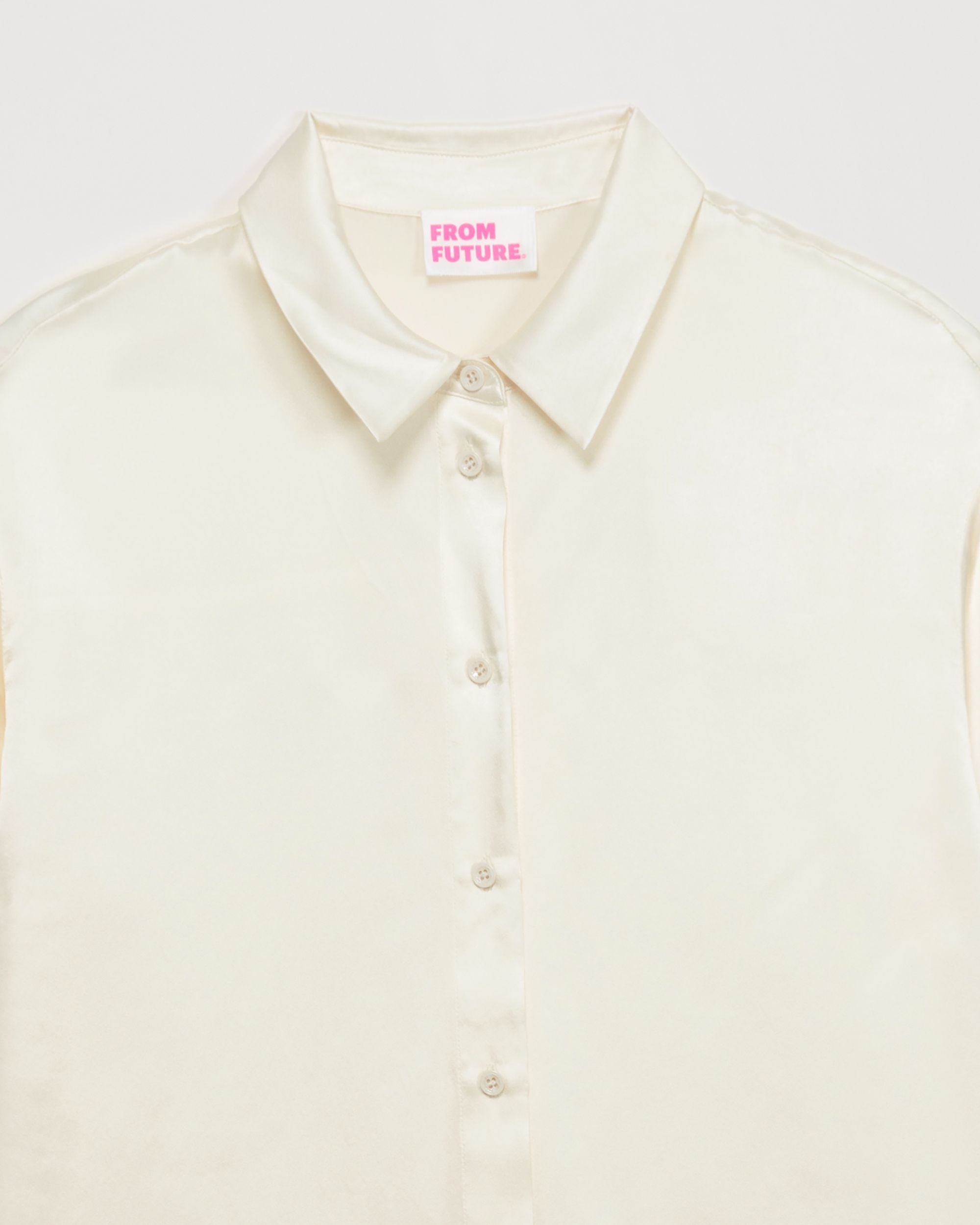 Chemise Suzanna en soie - Full Satin Off White