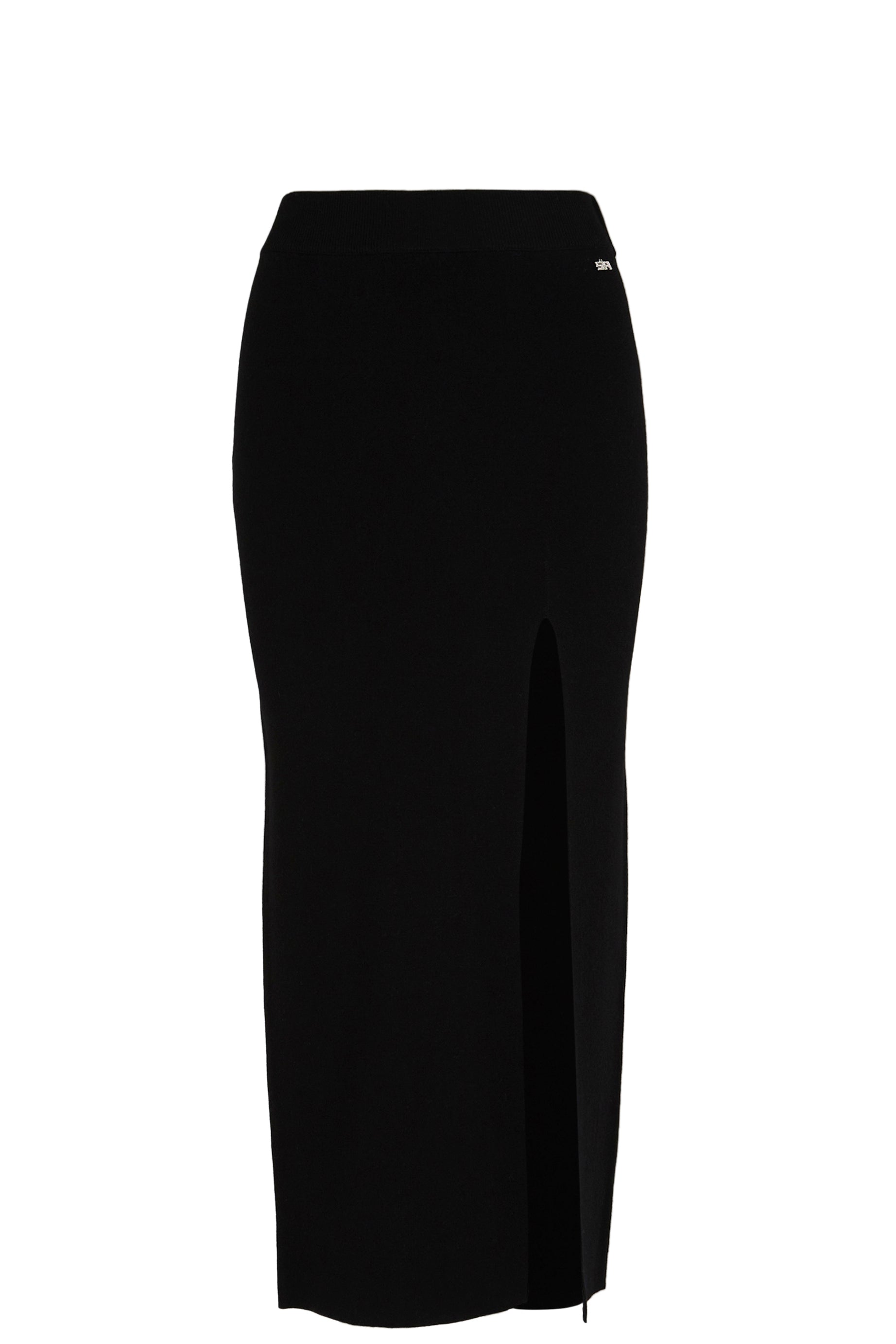 Jupe vintage en laine - Noir