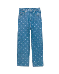 Jean large délavé - Pale Blue