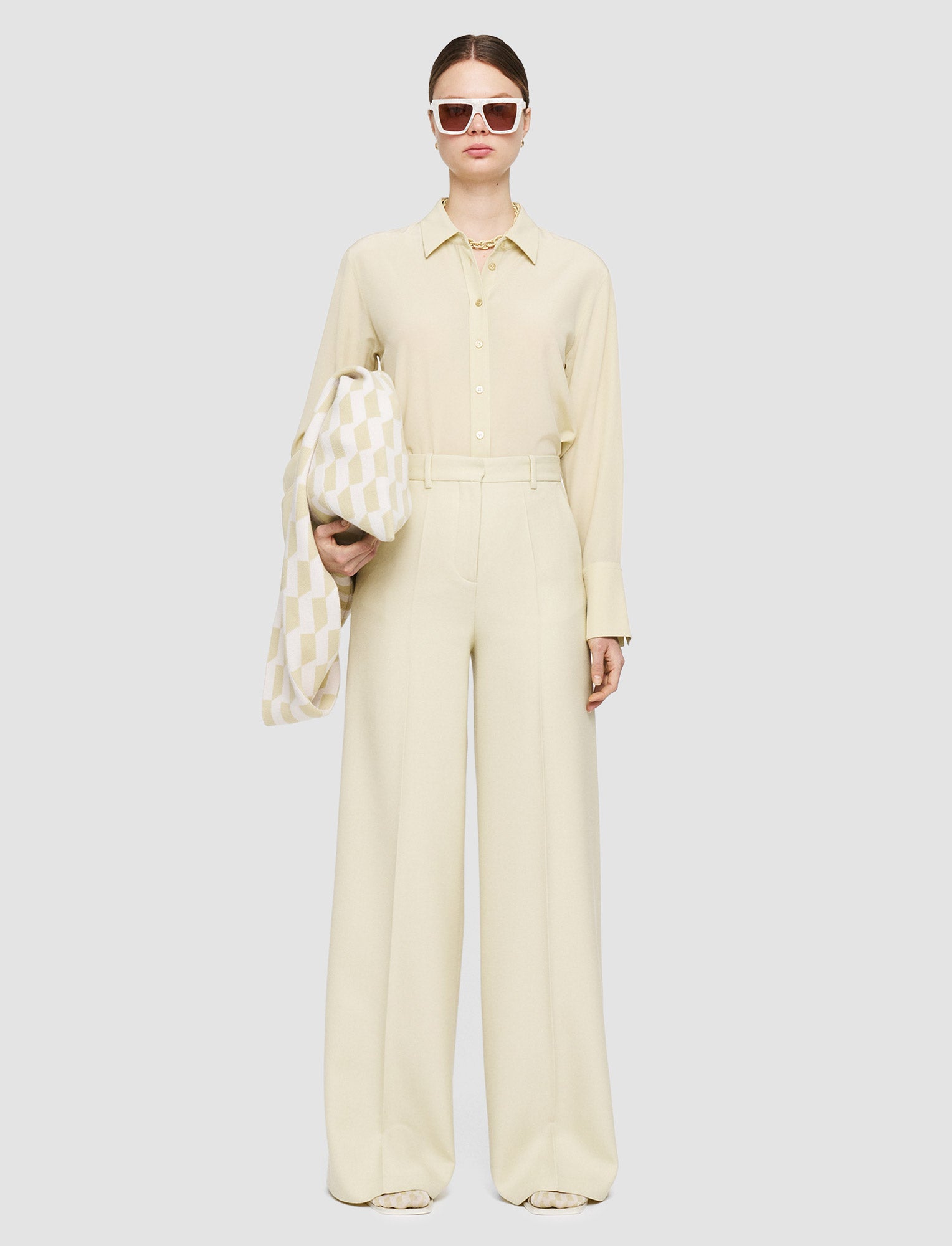 NEW / 7qty   Alana-Pant-Fluid Wool Solid