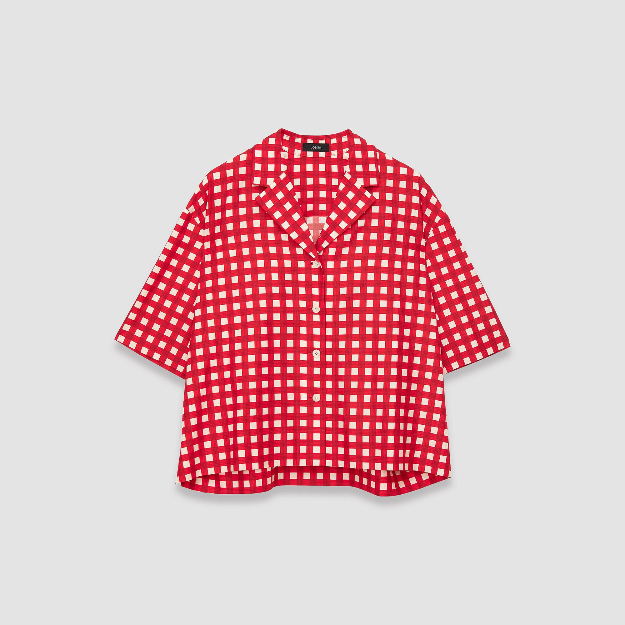 NEW / 2qty   Leopold-Blouse-Vichy Co Silk