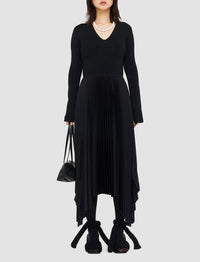 DJV /  5qty / 120€ / 39-0 / ST0%   Dubois-Dress-Knit Weave Plisse