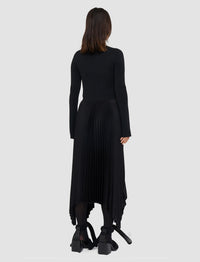 DJV /  5qty / 120€ / 39-0 / ST0%   Dubois-Dress-Knit Weave Plisse
