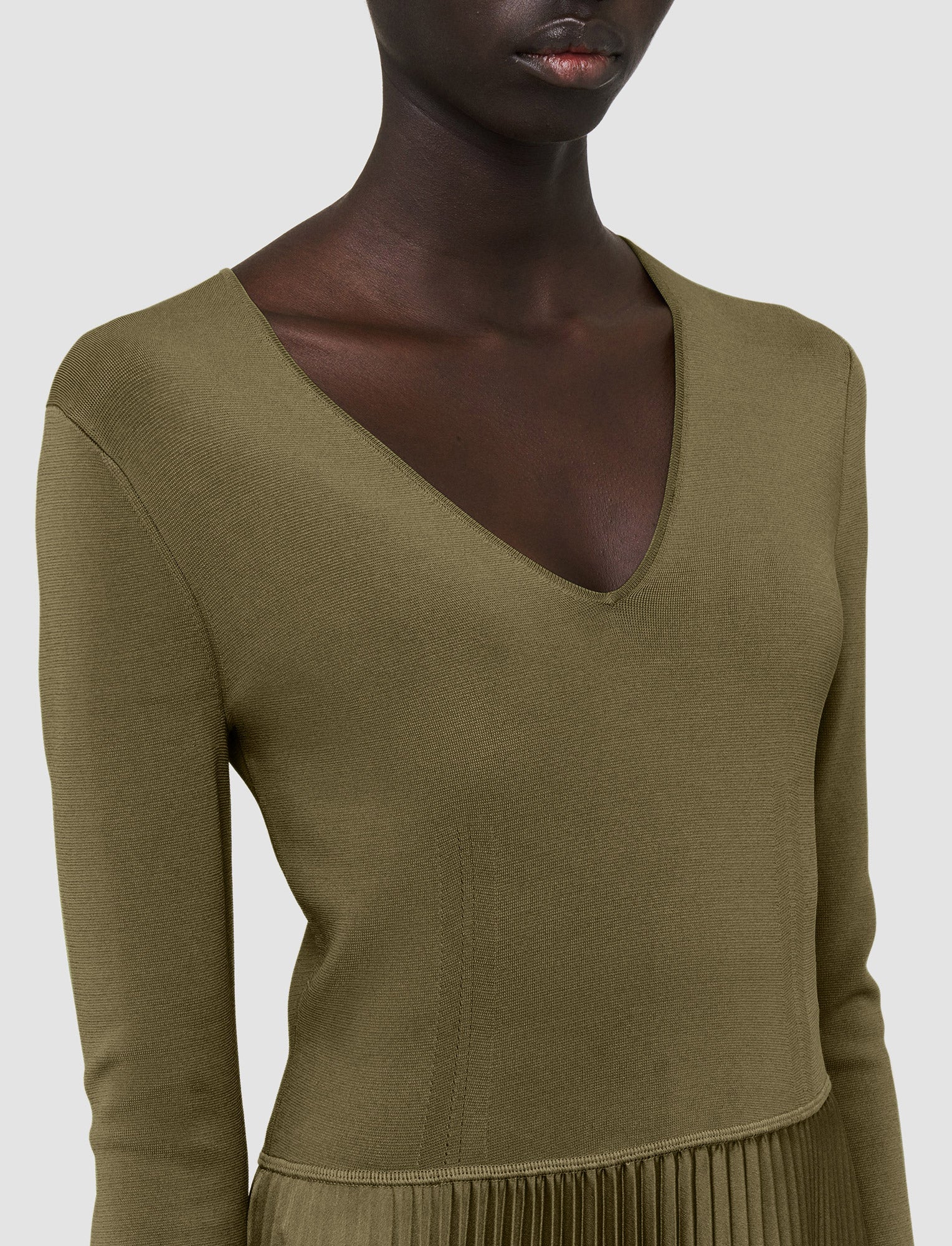 DJV /  2qty / 190€ / 1-0 / ST0%   Dubois-Dress-Knit Weave Plisse