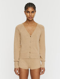 NEW / 5qty   Cardigan-Linen Blend