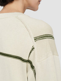 DJV /  4qty / 150€ / 1-1 / ST100%   Crew Nk Ls-Grid Co Silk