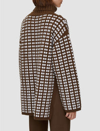 DJV /  3qty / 150€ / 1-1 / ST100%   High Nk Ls-Waffle Knit RWS