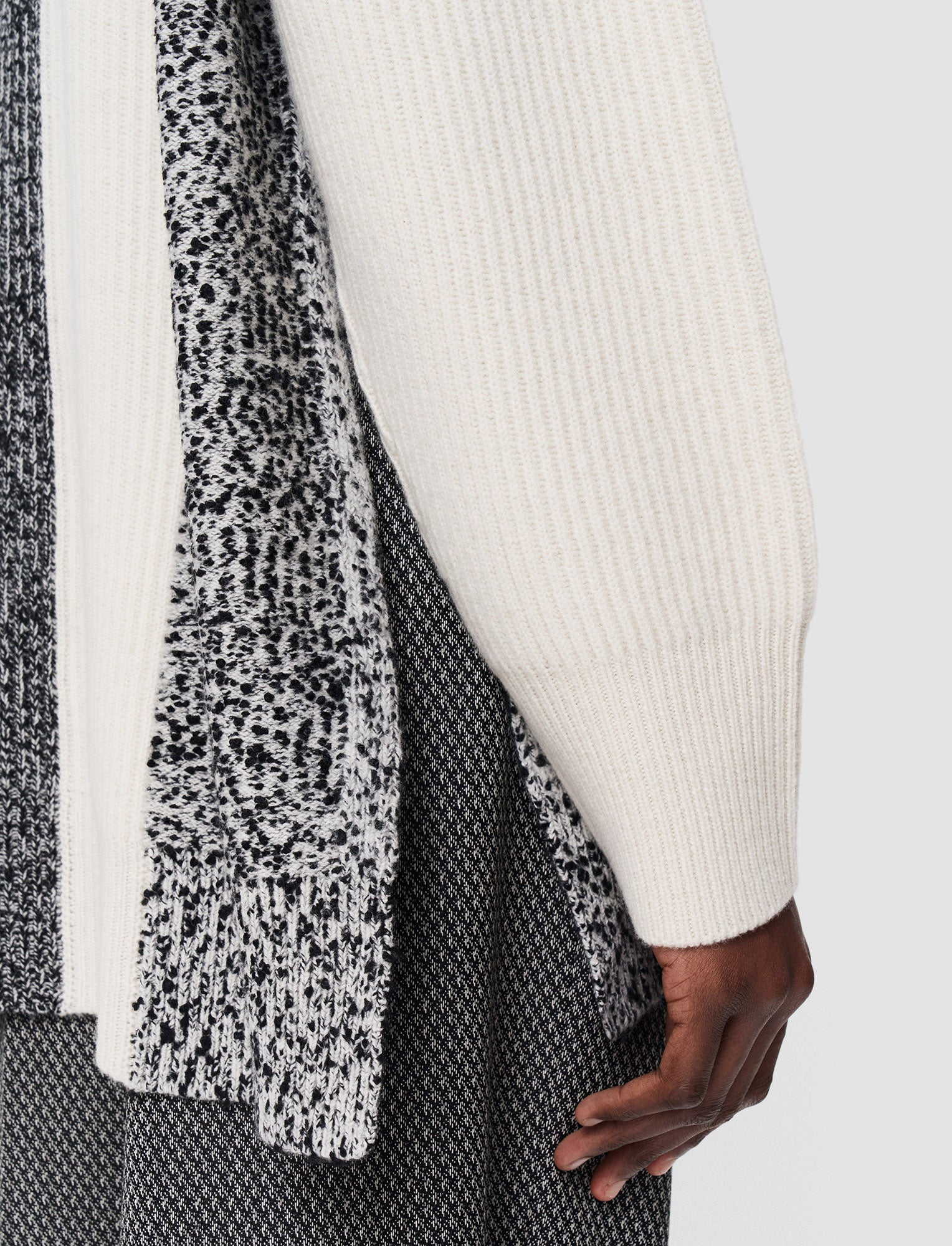 NEW / 4qty   High Nk Ls-Bold Joseph Stripes RWS