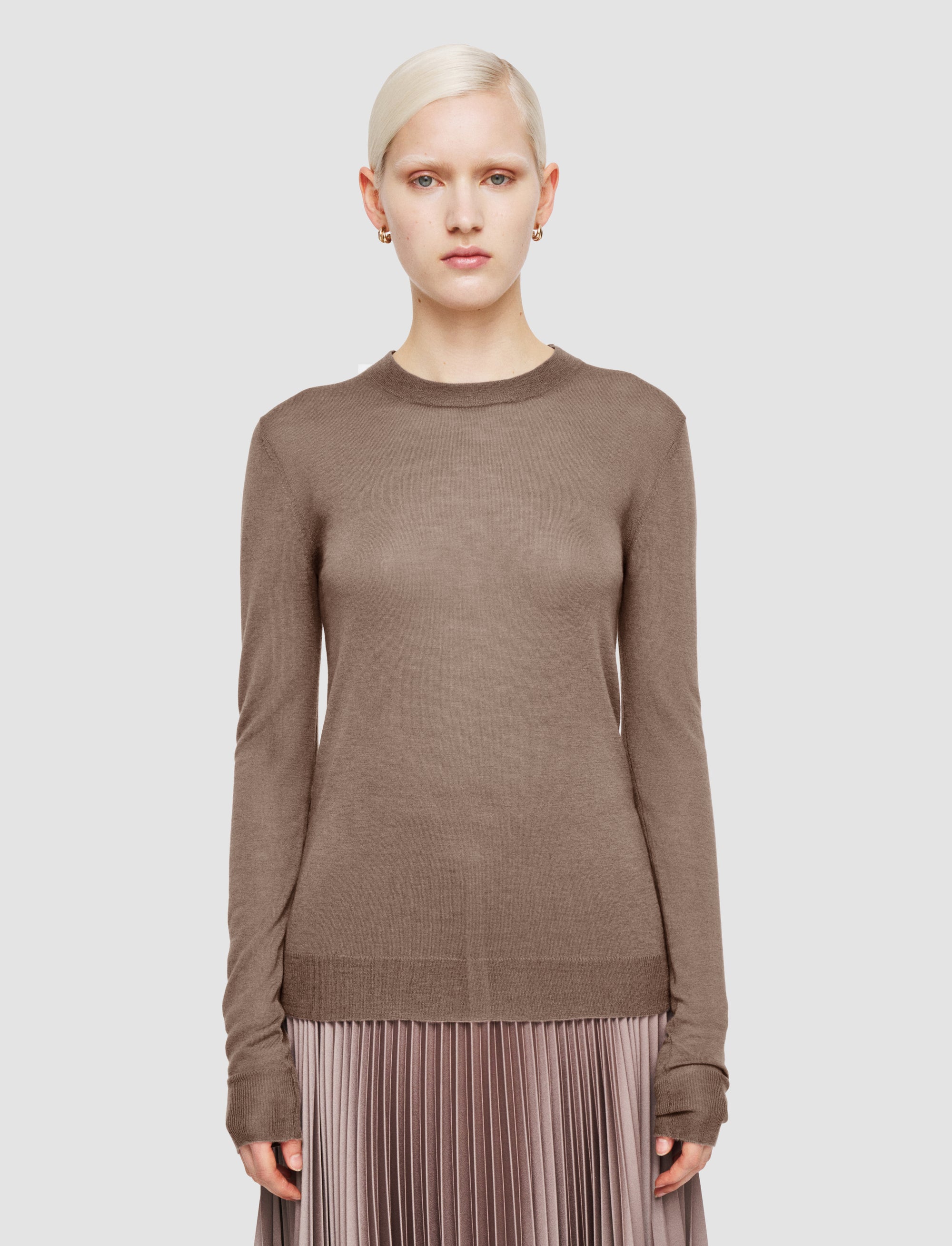 NEW / 26qty   Rd Nk Ls-Cashair