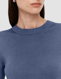 NEW / 23qty   Rd Nk Ls-Cashair