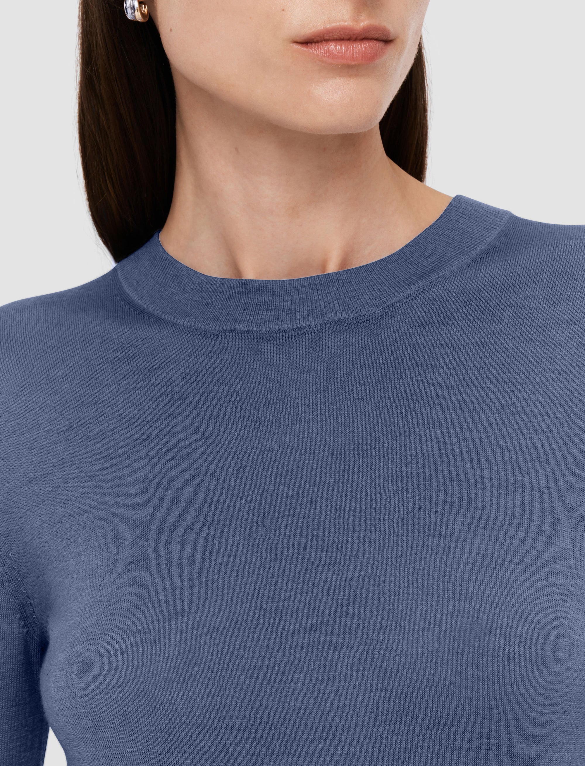 NEW / 23qty   Rd Nk Ls-Cashair