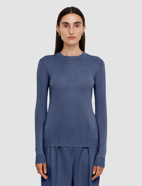 NEW / 23qty   Rd Nk Ls-Cashair