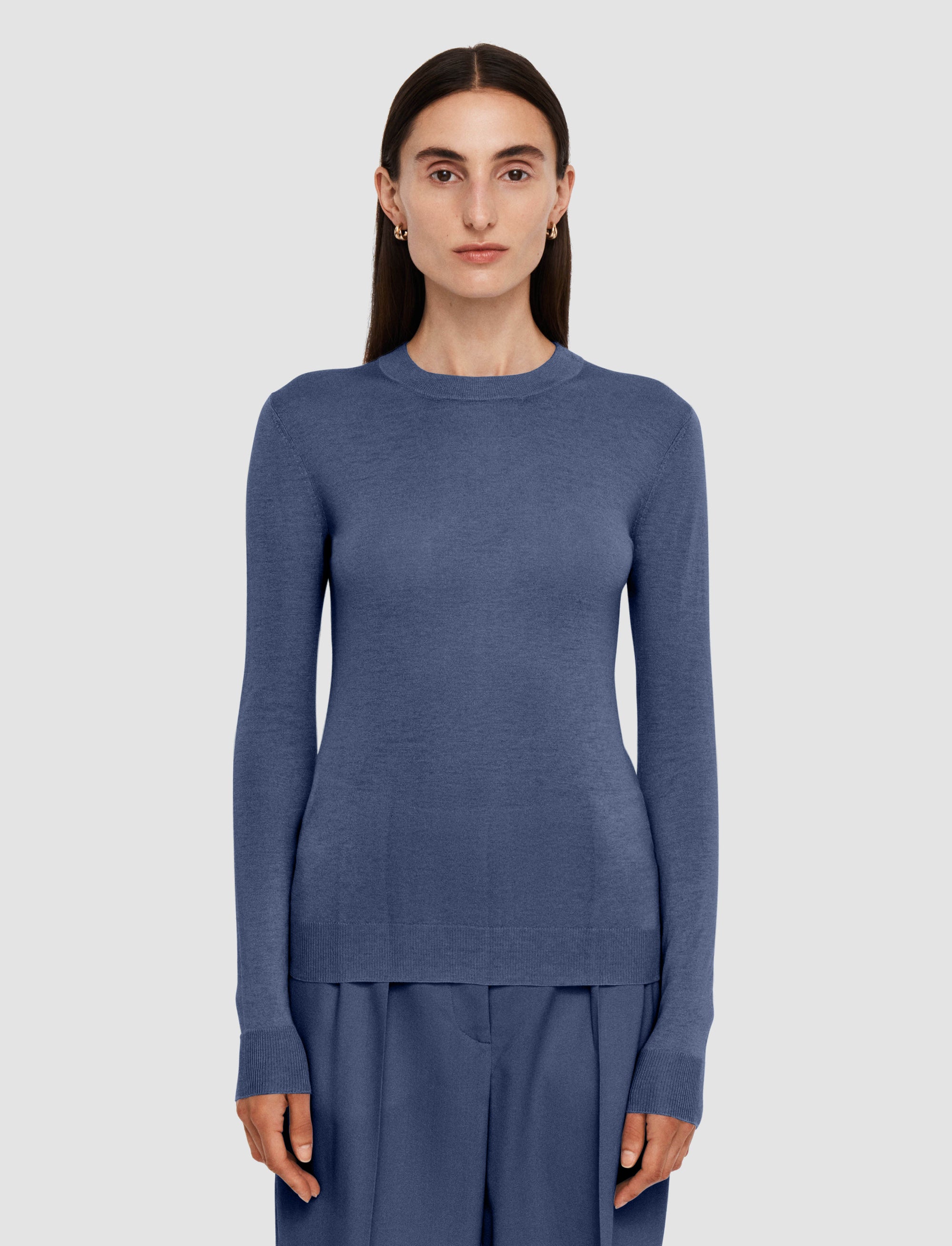 NEW / 23qty   Rd Nk Ls-Cashair