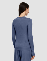 NEW / 23qty   Rd Nk Ls-Cashair