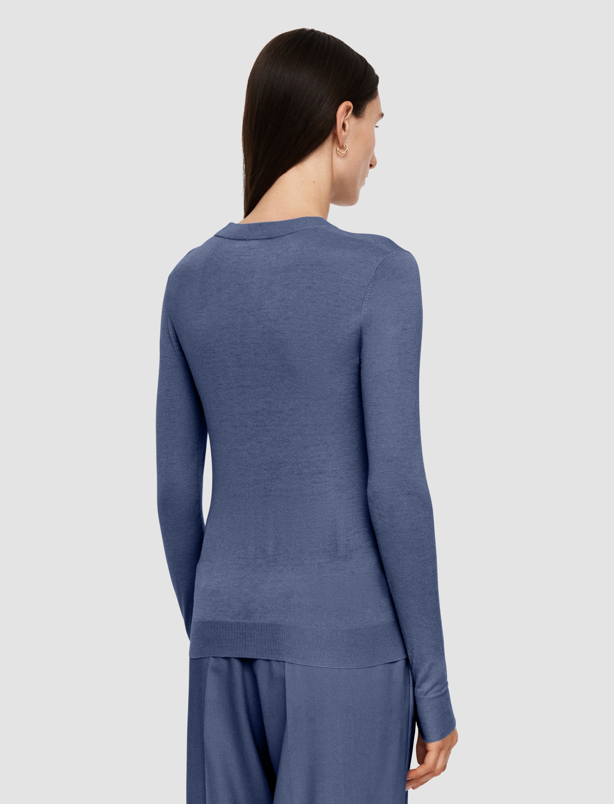 NEW / 23qty   Rd Nk Ls-Cashair