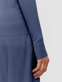 NEW / 18qty   Rd Nk Ls-Cashair