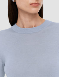 NEW / 18qty   Rd Nk Ls-Cashair