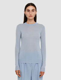 NEW / 18qty   Rd Nk Ls-Cashair