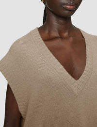 NEW / 22qty   Vest-Open Cashmere