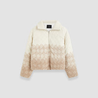 NEW / 3qty   Puffer Jacket-Weave Knit