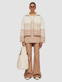 NEW / 3qty   Puffer Jacket-Weave Knit