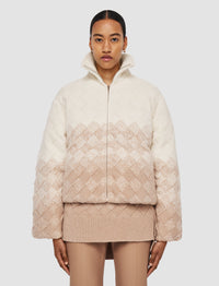 NEW / 3qty   Puffer Jacket-Weave Knit