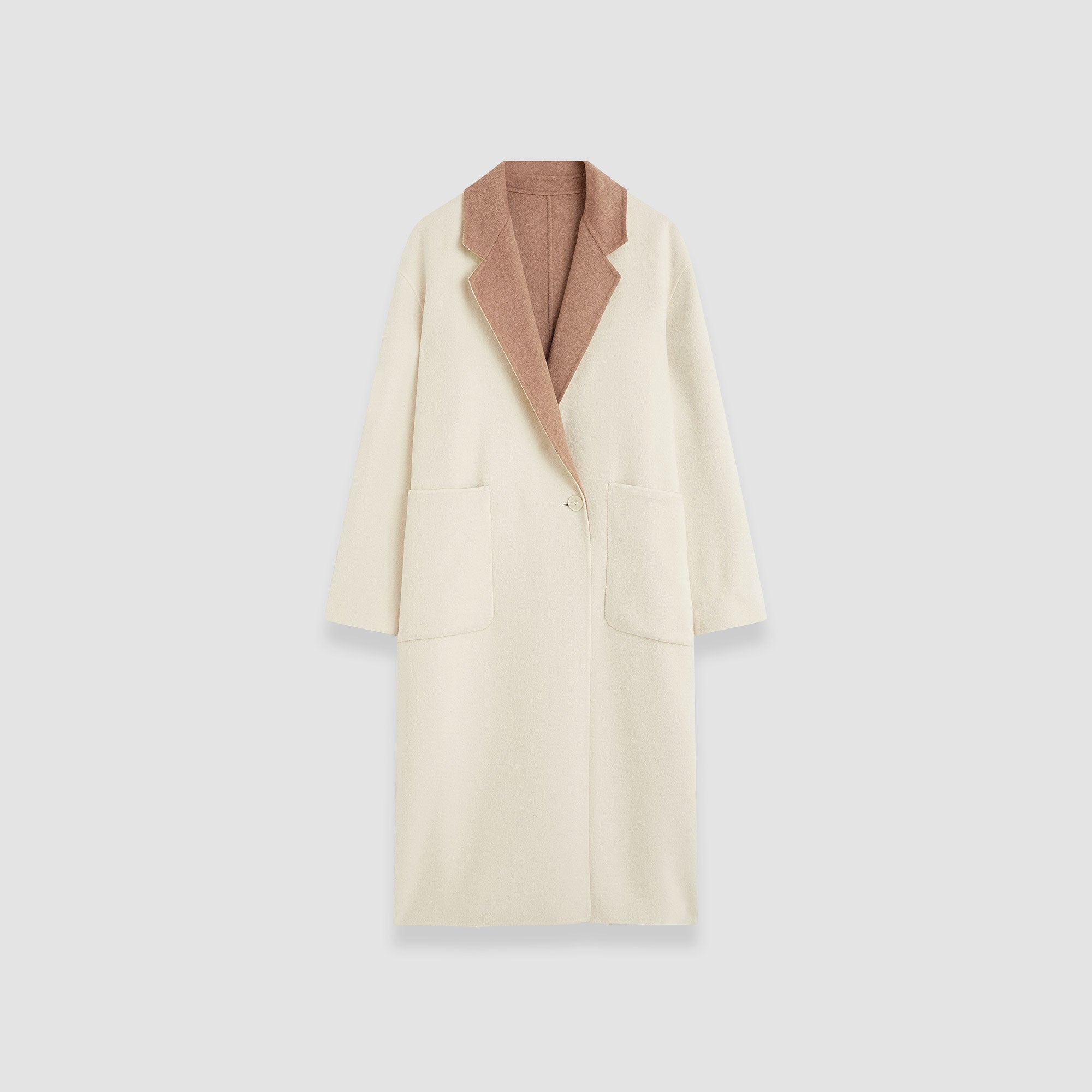 NEW / 21qty   Edmond-Coat-Dbl Face Rev RWS