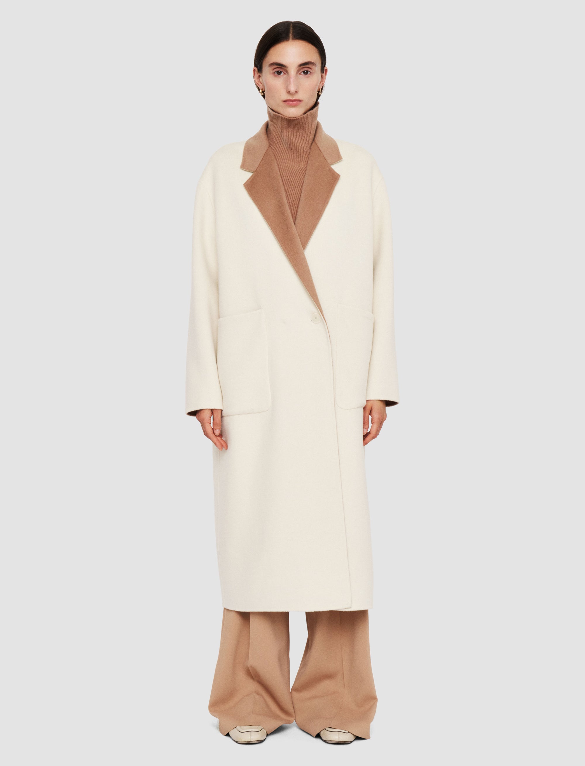 NEW / 21qty   Edmond-Coat-Dbl Face Rev RWS