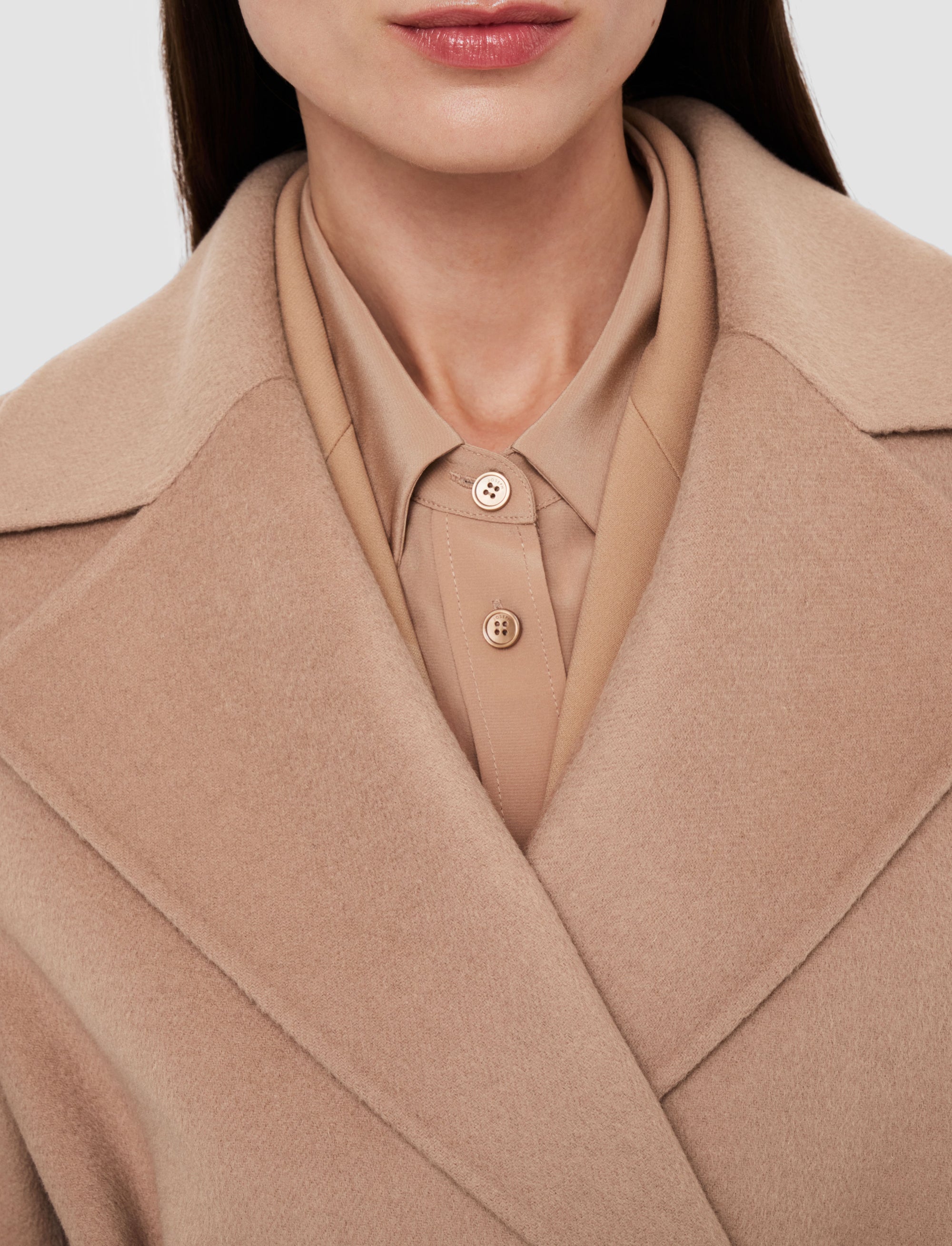NEW / 8qty   Arline-Coat-Dbl Face Cash RWS