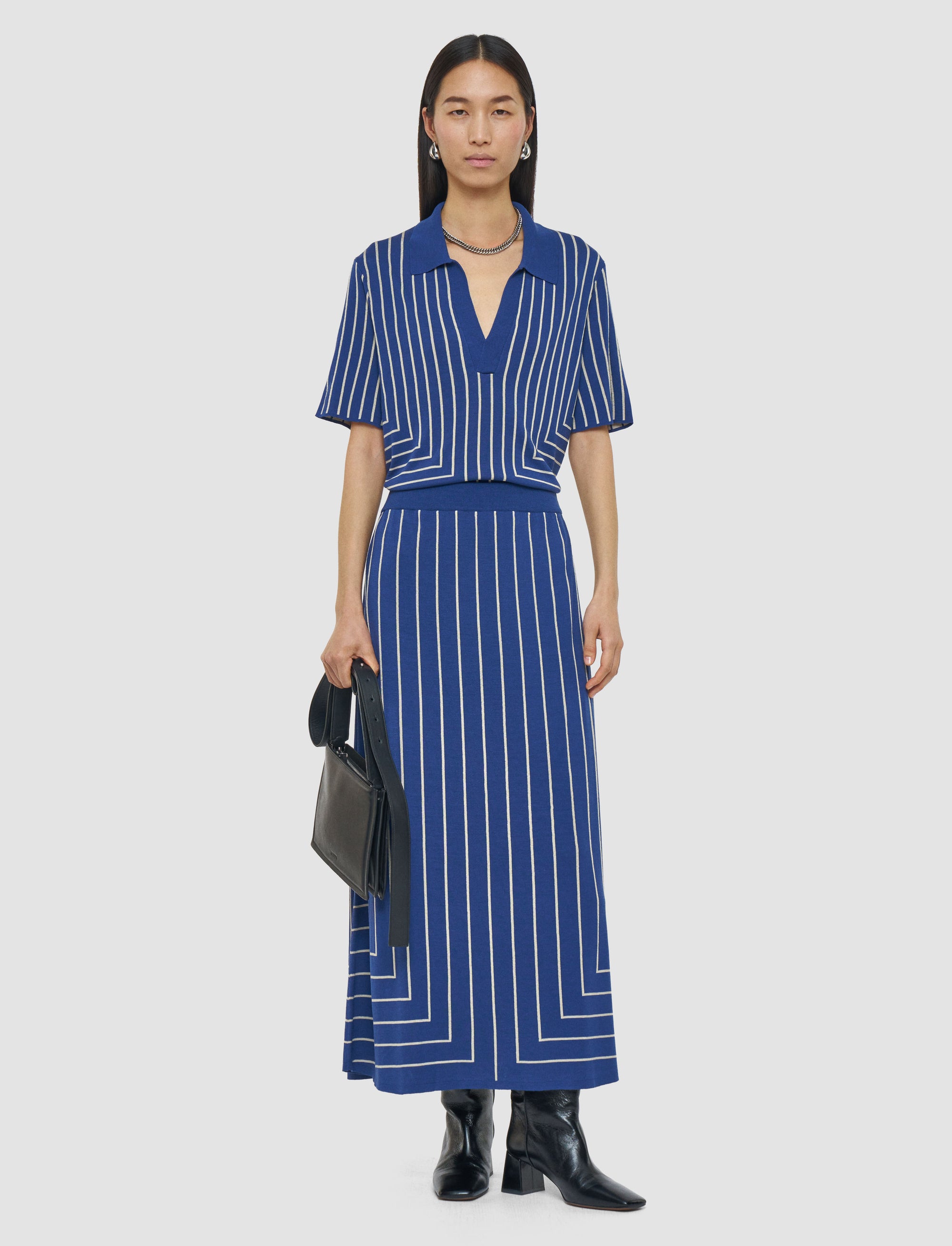 NEW / 18qty   Skirt-Geometric Jacquard