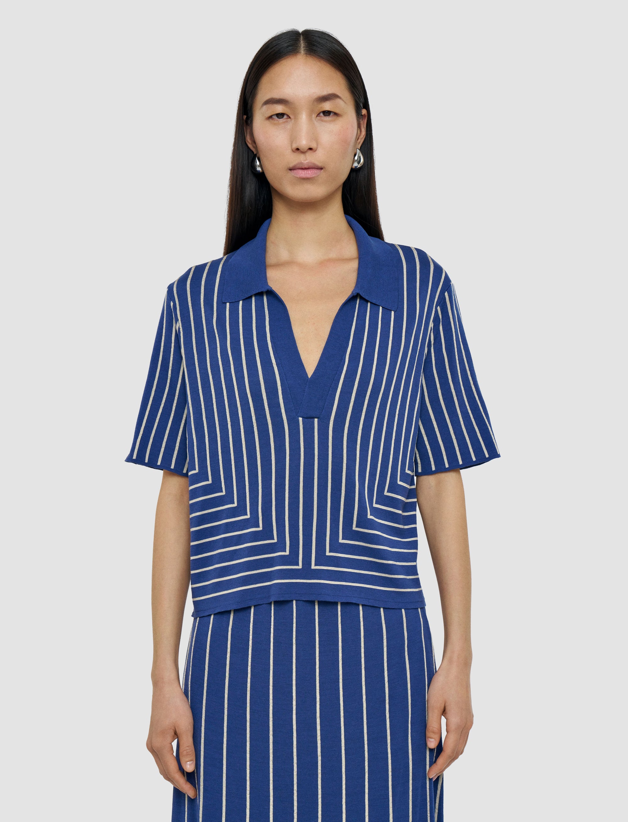 NEW / 12qty   Top-Geometric Jacquard