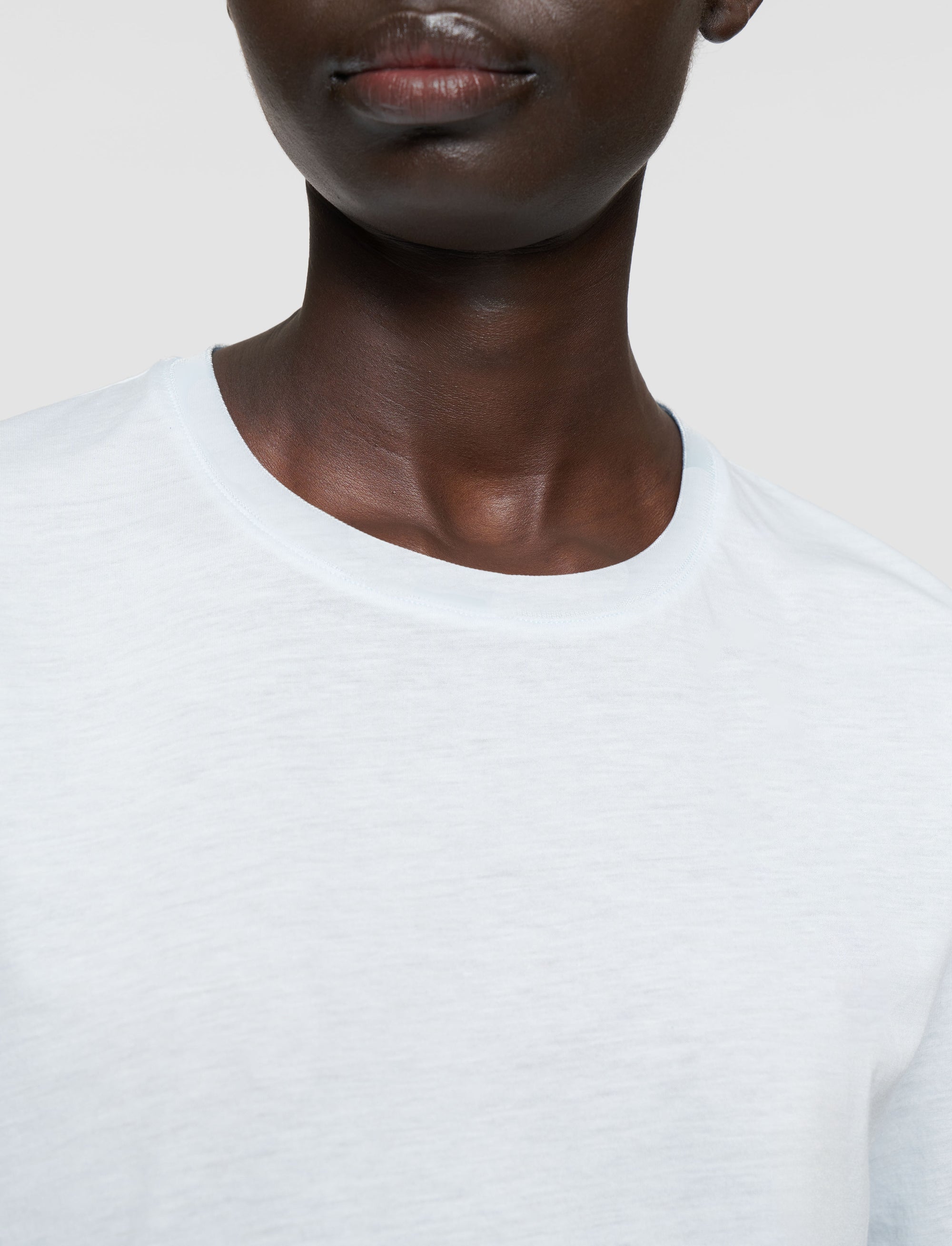 NEW / 20qty   Rd Nk Tee-Cotton Silk