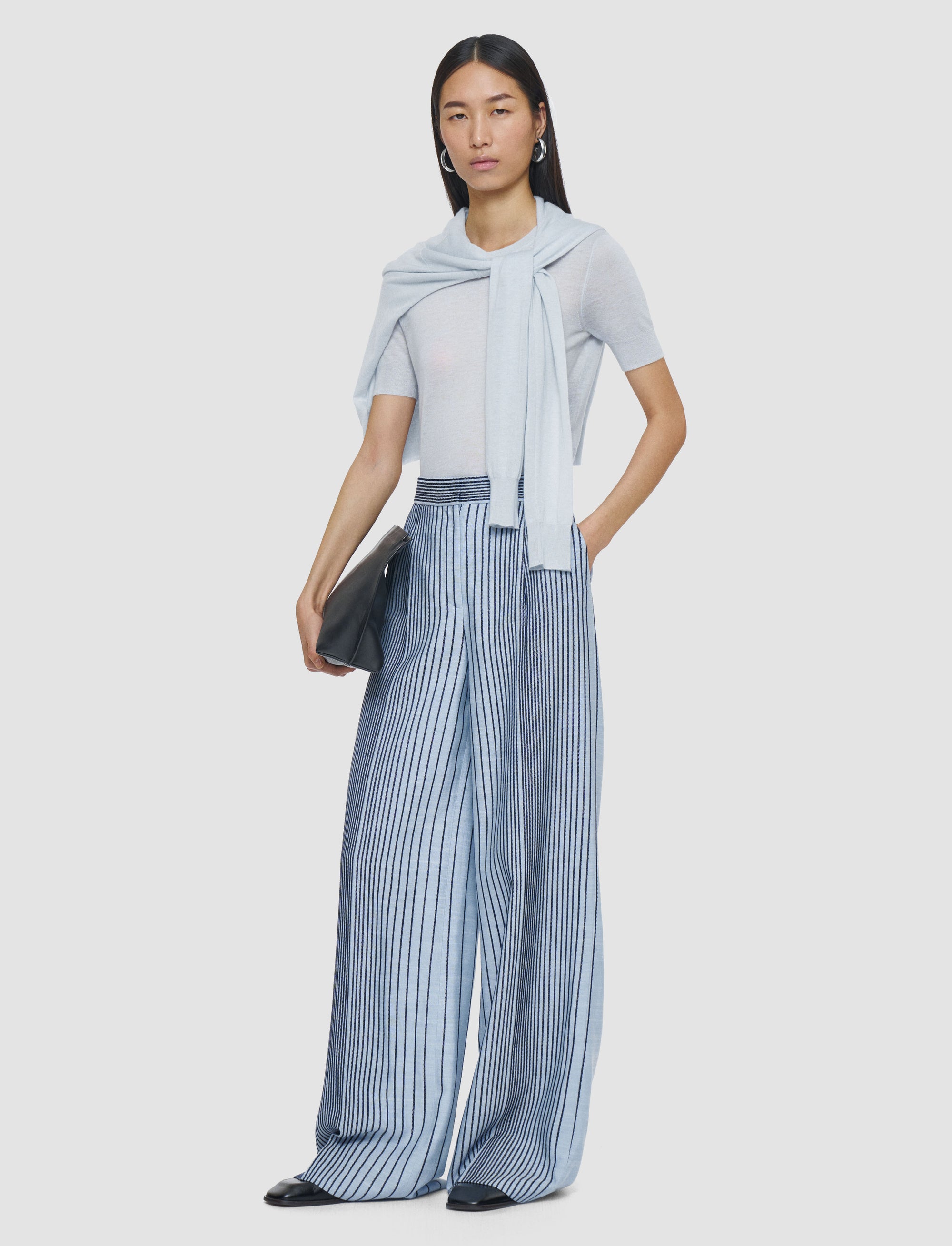 NEW / 7qty   Alanel-Pant-Emboidered Stripes