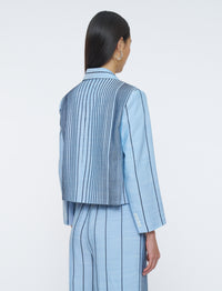 NEW / 6qty   Berlier-Jkt-Emboidered Stripes
