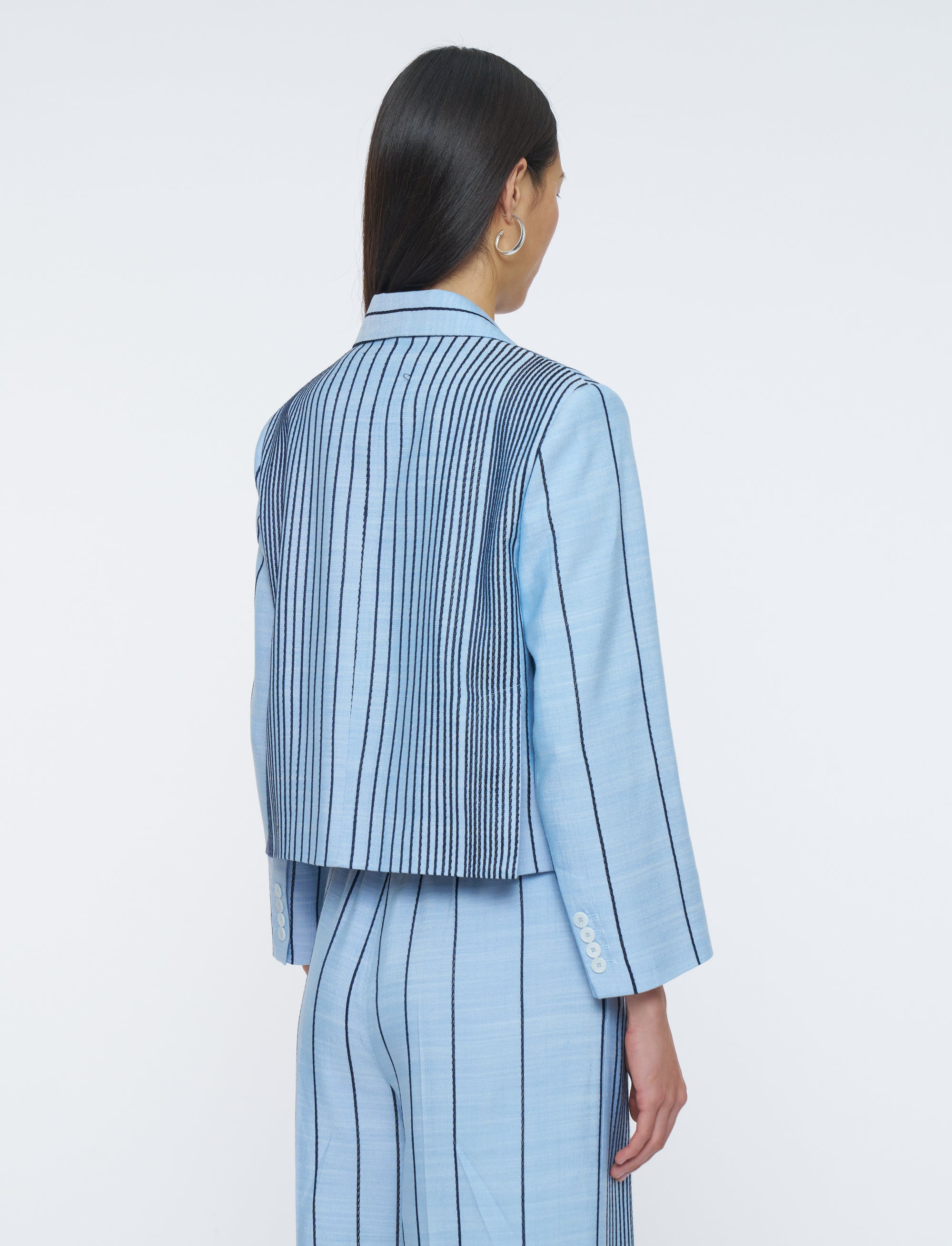 NEW / 6qty   Berlier-Jkt-Emboidered Stripes