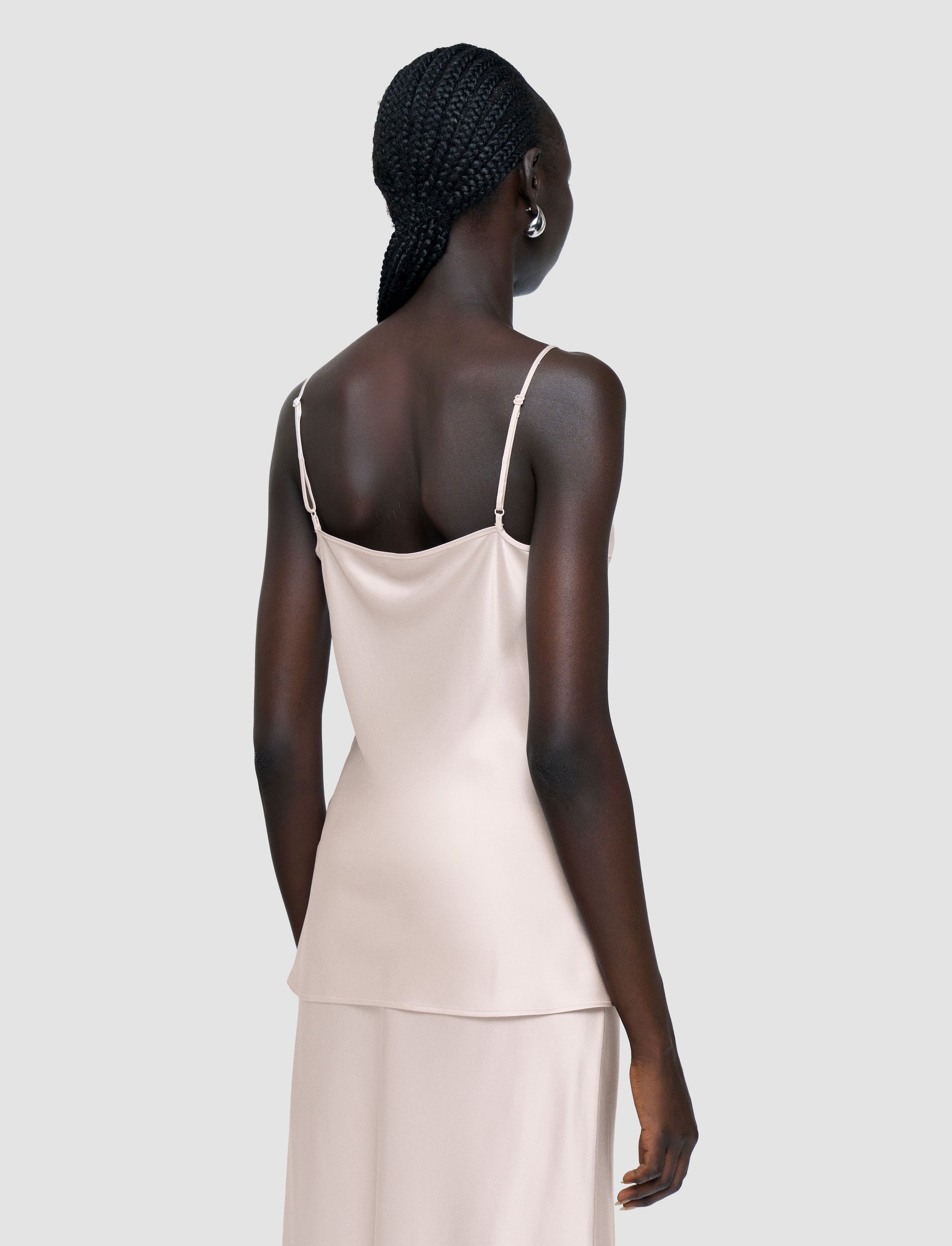 NEW / 28qty   Clea Top-Blouse-Silk Satin